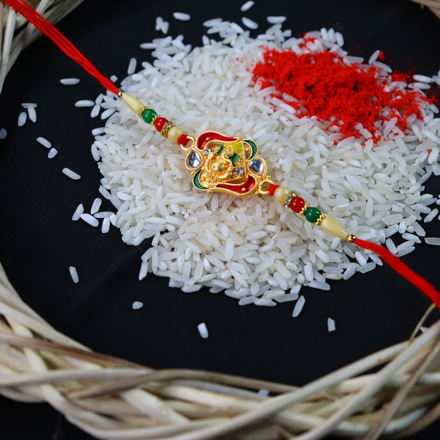 Ganpati Bappa Ki Rakhi - warehousetech13
