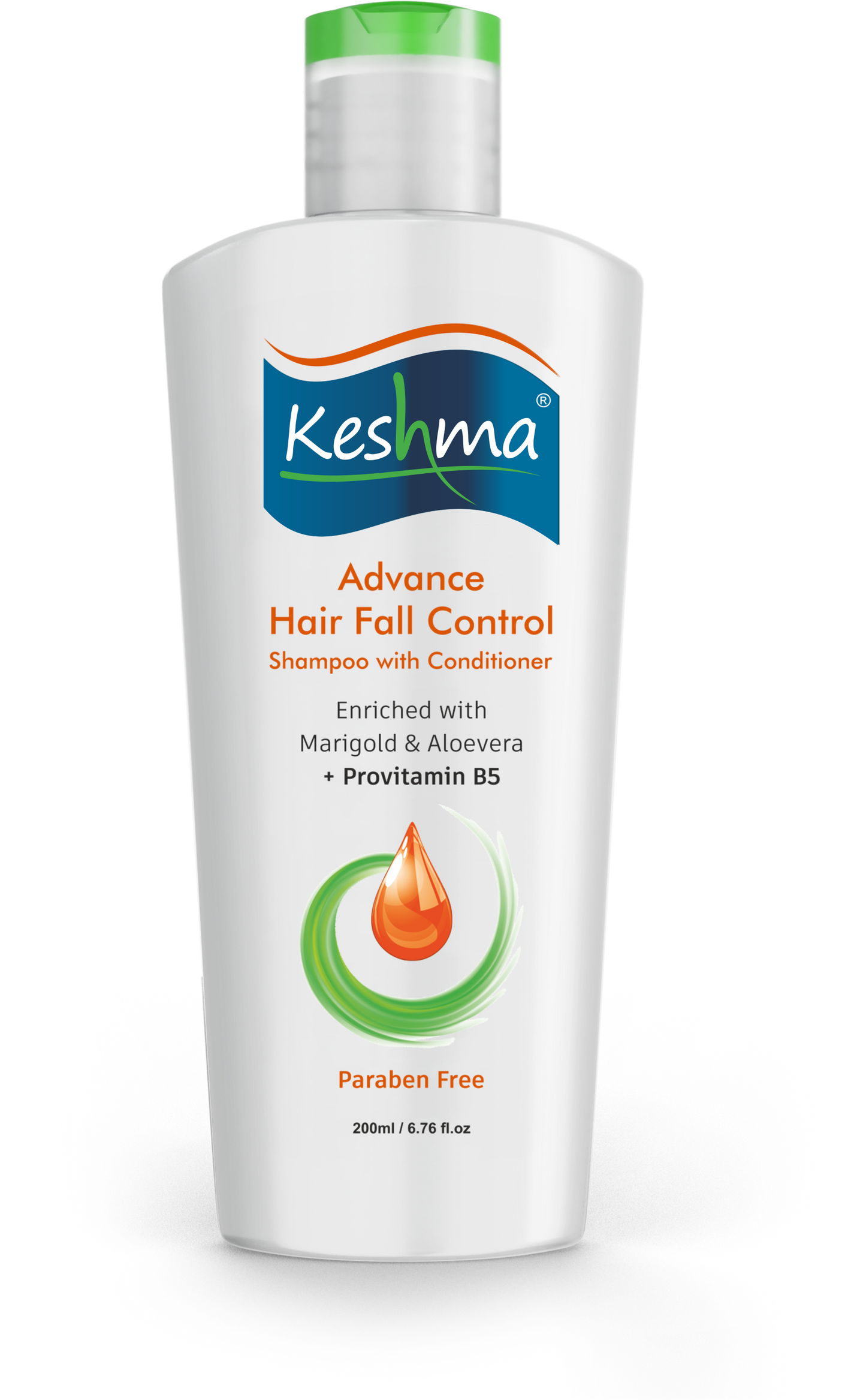 Keshma Advance Hair Fall Control Shampoo with Conditioner – 2‑in‑1 Anti Hair Fall & Damage Repair for Silky, Shiny Hair (All Hair Types)
