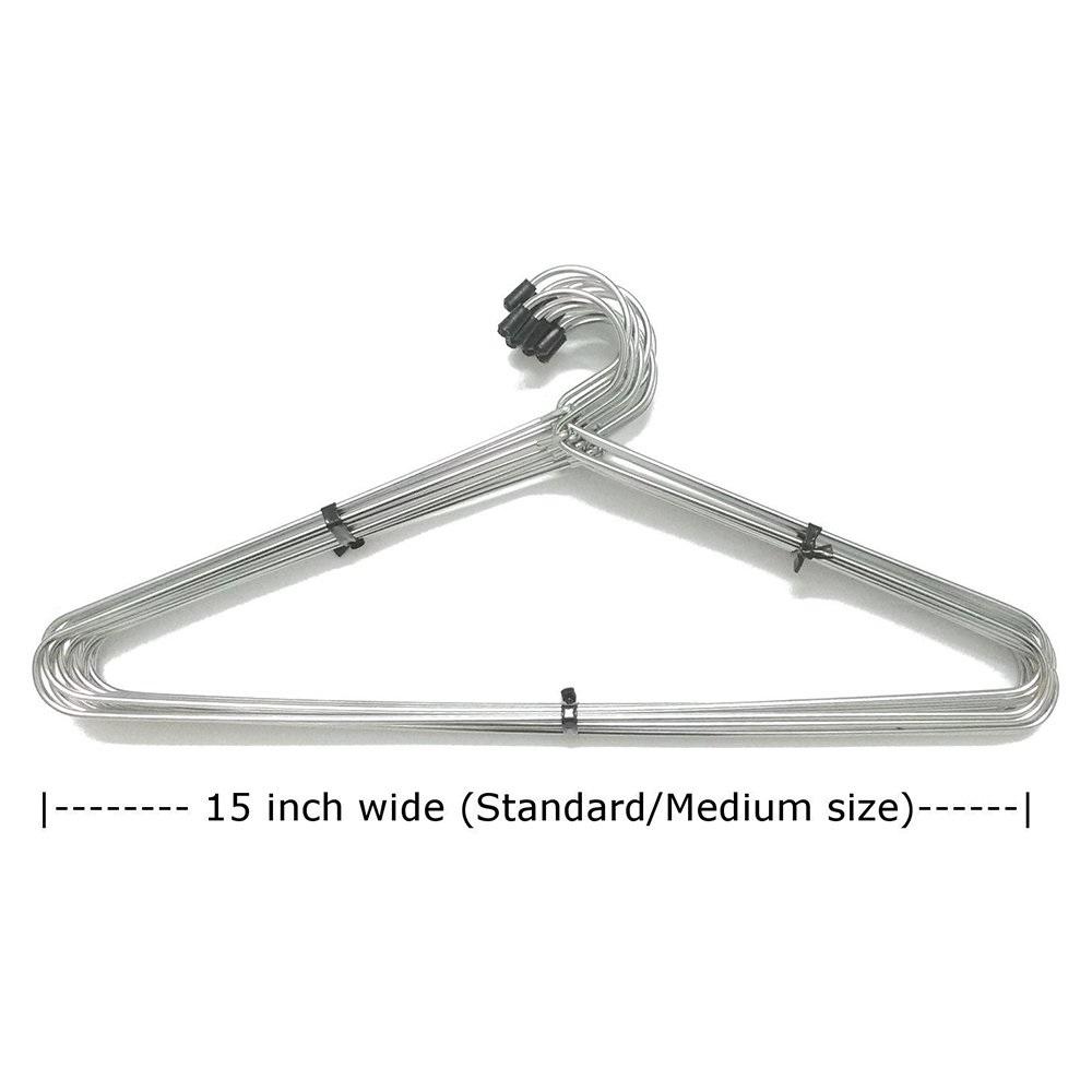 Stainless Steel Cloth Hanger (12 Pcs) - warehousetech13