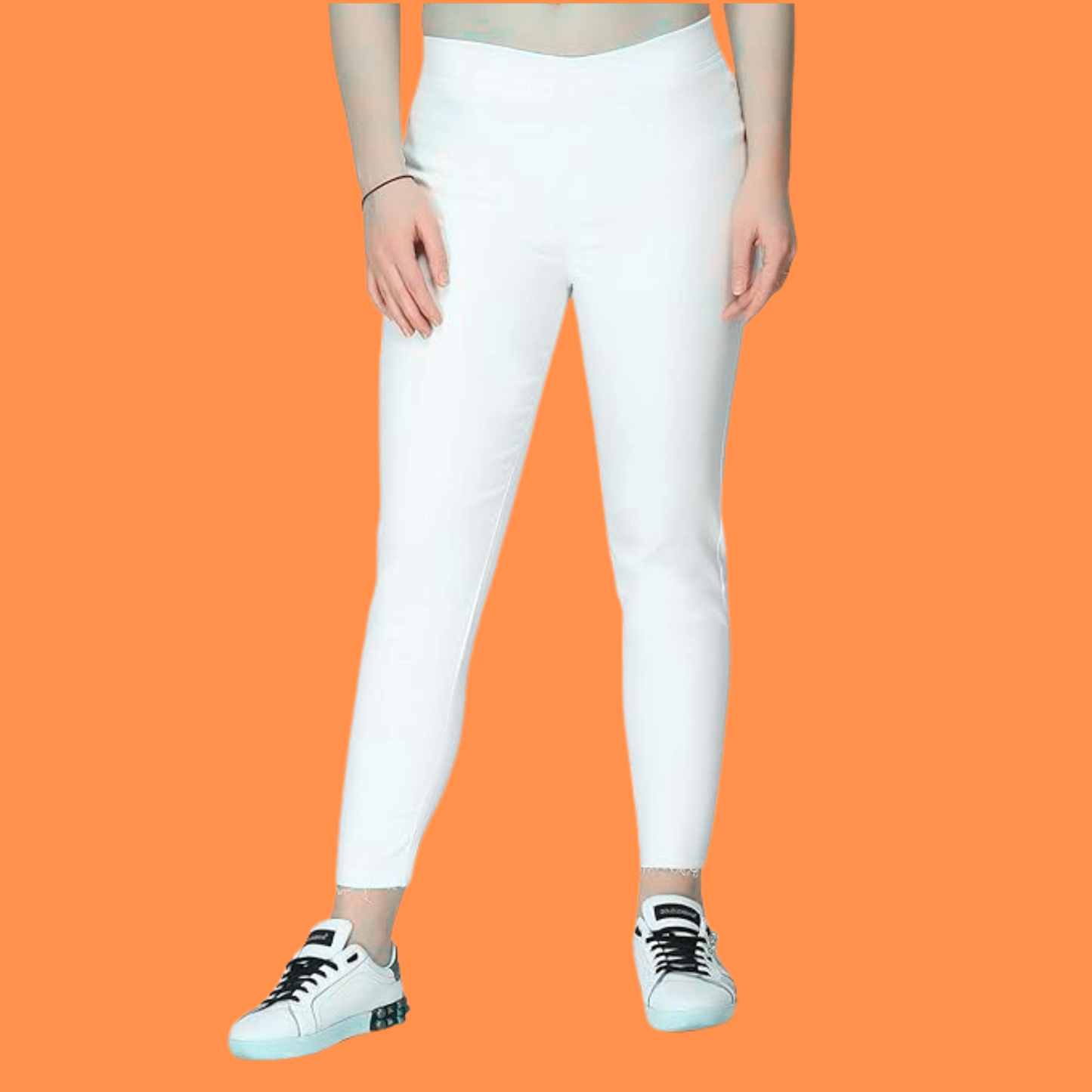 Clothing Women's Grey Regular Fit Jeggings - warehousetech13