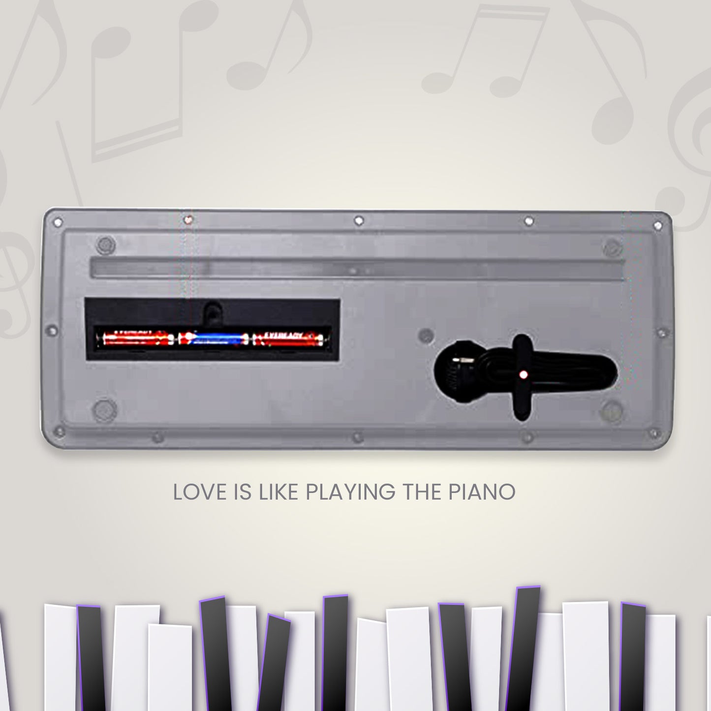 4515 Piano Musical Keyboard With Mic 37 Music Key Keyboard For Kids Toy - warehousetech13