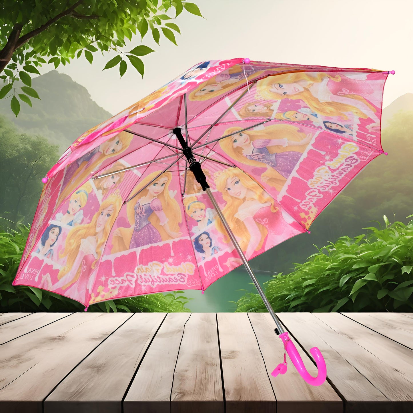 8564 3 Fold Manual Open Umbrella Windproof Sunproof Rainproof With Sturdy Steel Shaft Easy To Hold Carry Umbrella For Women Men Kids (1 Pc) - warehousetech13