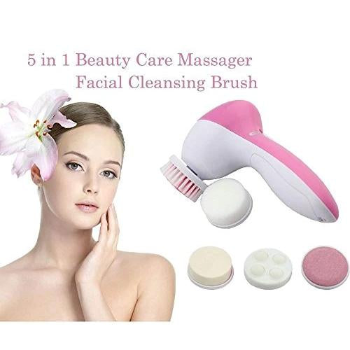 5-in-1 Smoothing Body Facial Massager (Pink) - warehousetech13