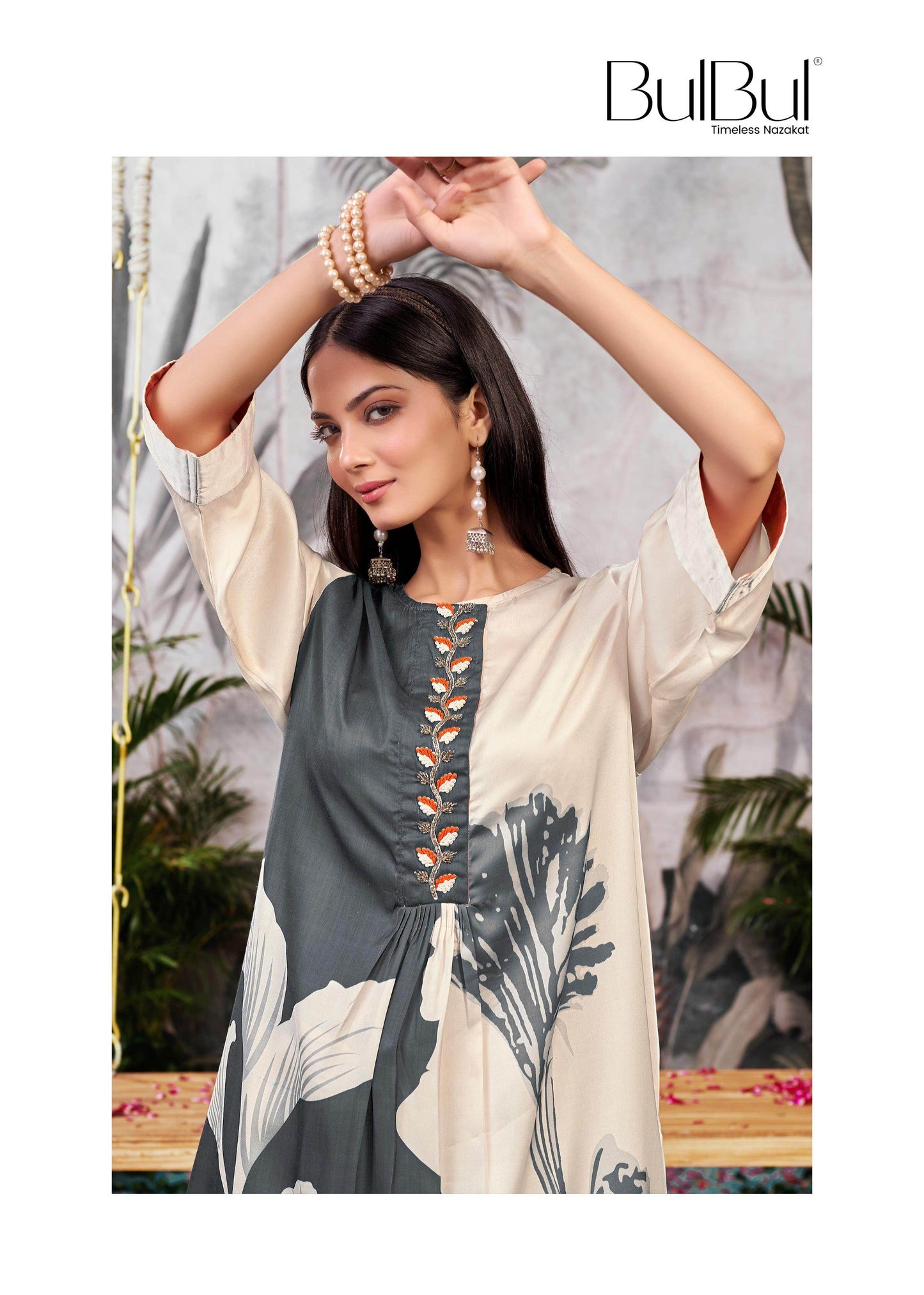 Arwa Silk Brown & Black Kurta Set – Elegant Traditional Wear