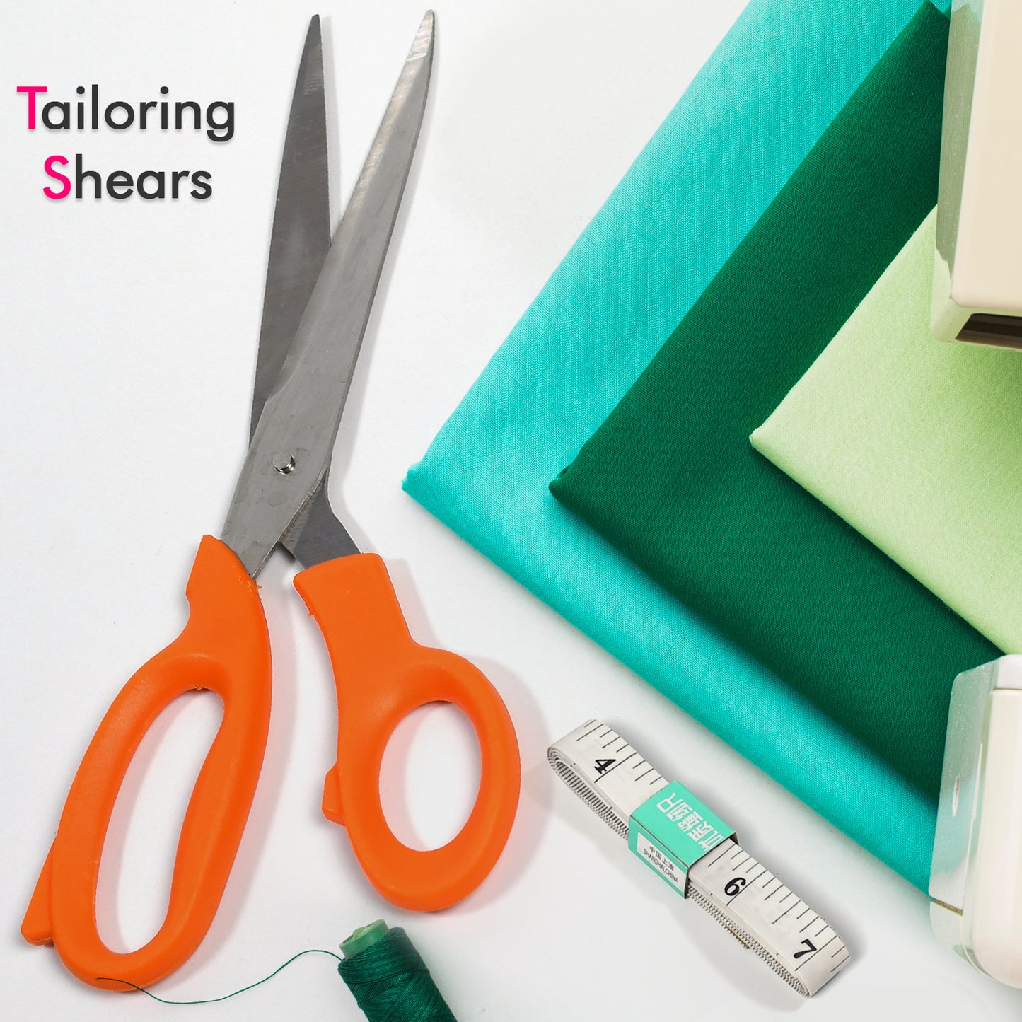 4078 Tailor Scissors And Measuring Tape High Quality Scissor With Flexible Measuring Tape For Tailor Home Use Scissor - warehousetech13