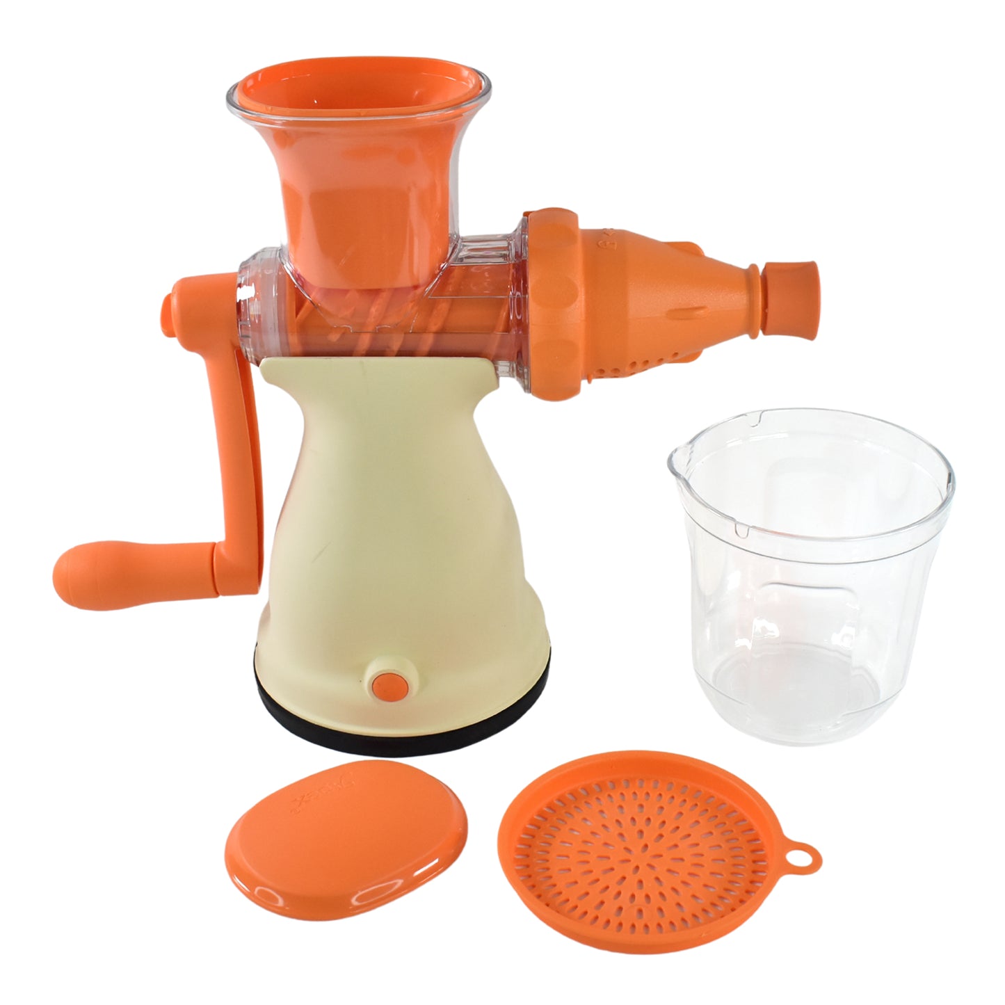 Manual Carrot And Fruit Juicer With 1 Pc Glass - warehousetech13