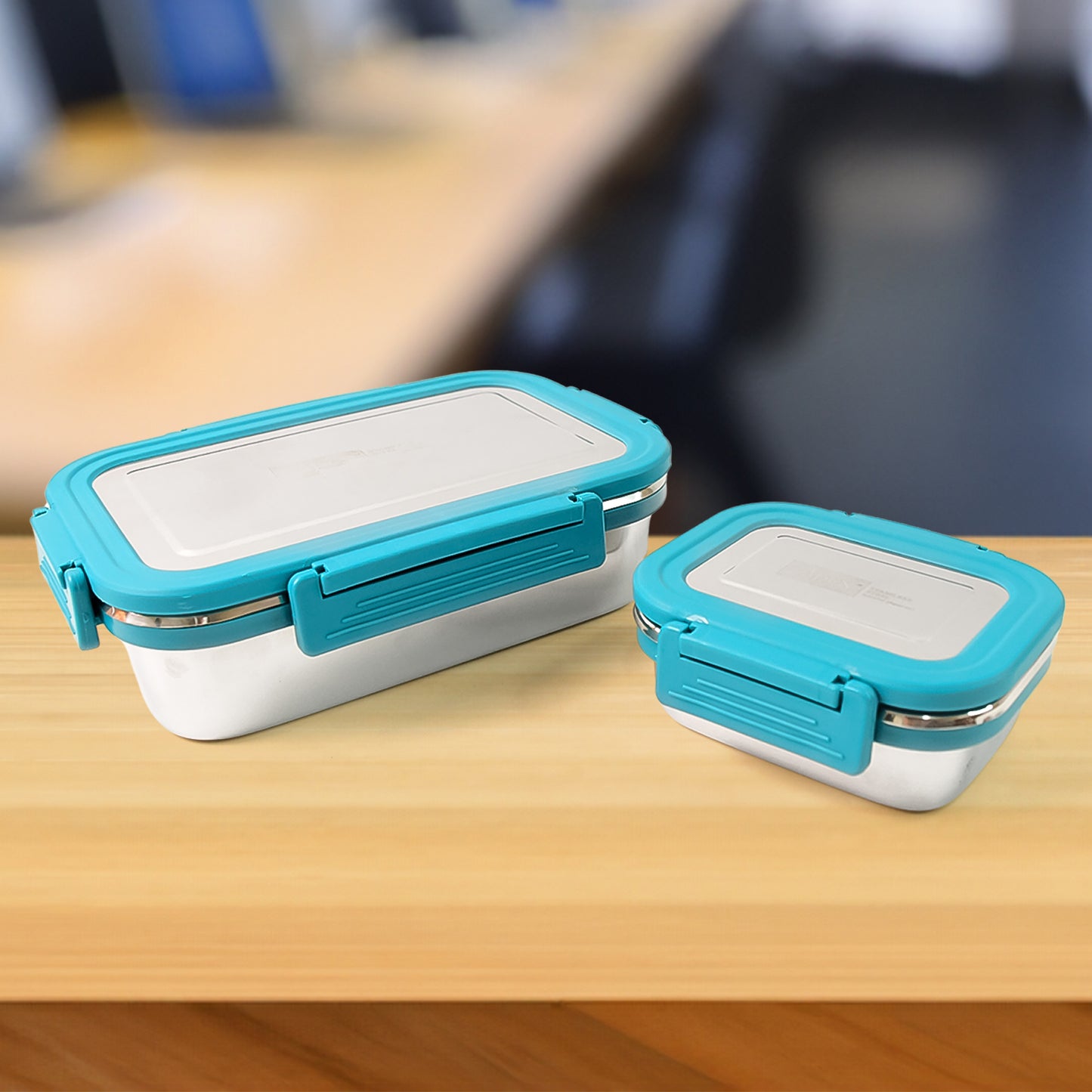 Apex Jerry Lunch Box Premium Stainless Steel Food Container (2 Pc 700+200 Ml Approx) - warehousetech13