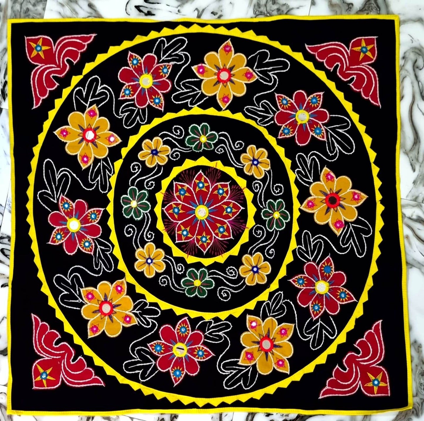 FLOWER MULTI COLOR DECORATED CHANDUA - warehousetech13
