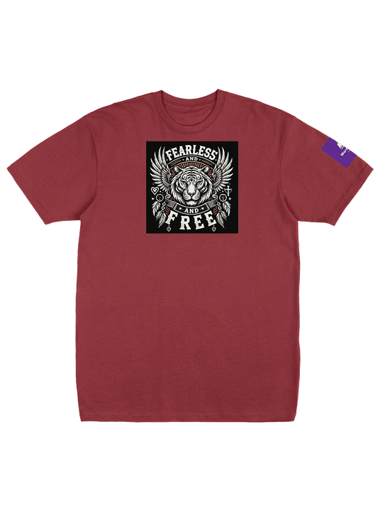 Fearless and Free Tiger Wings Tee - warehousetech13