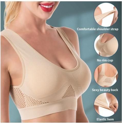 Women's Multicolor Air Bra Pack Of 3 Free Size - warehousetech13