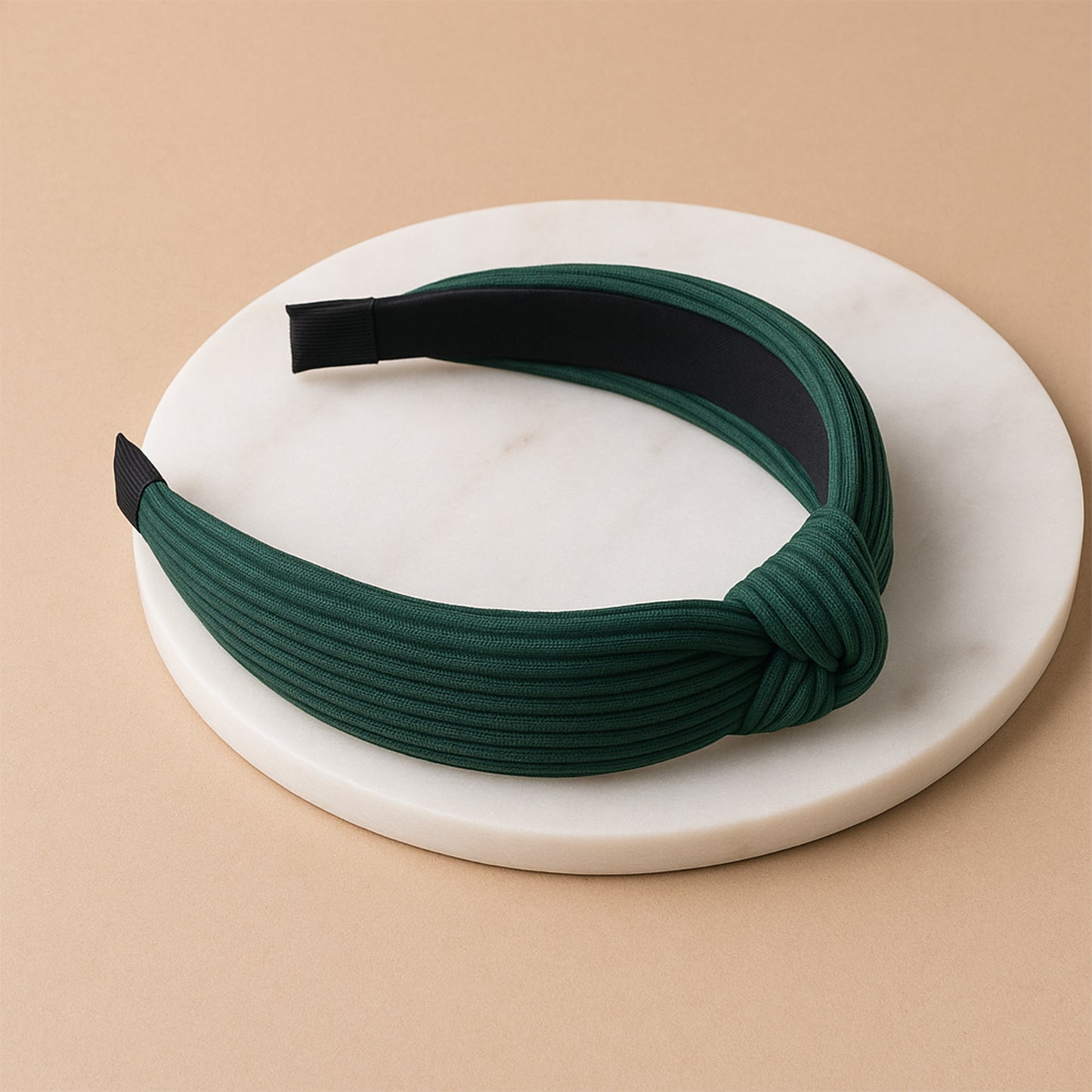 Womens Ribbed Texture Knot Design Hairband (1 Pc Mix Design) - warehousetech13