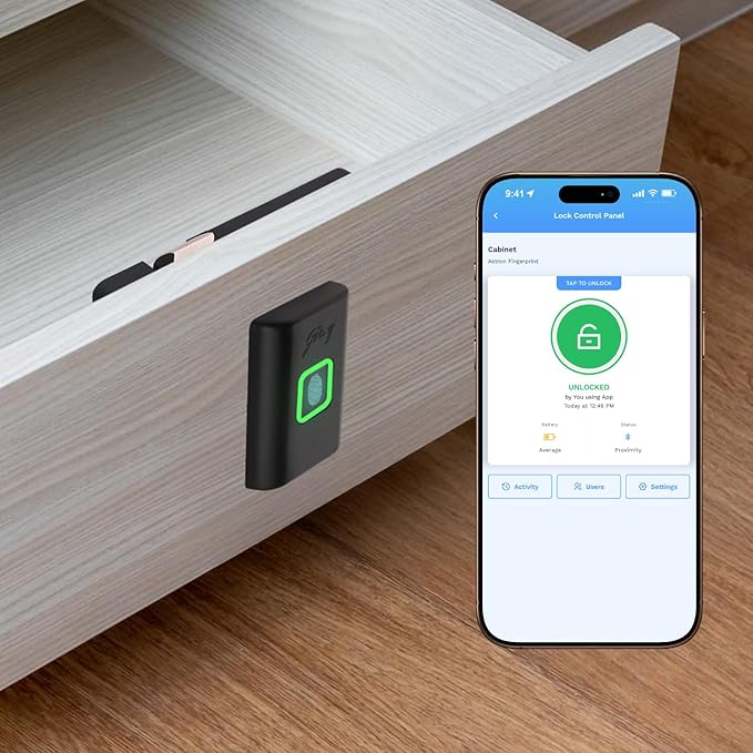 Rion Digital Cabinet Lock - Keyless Biometric Security