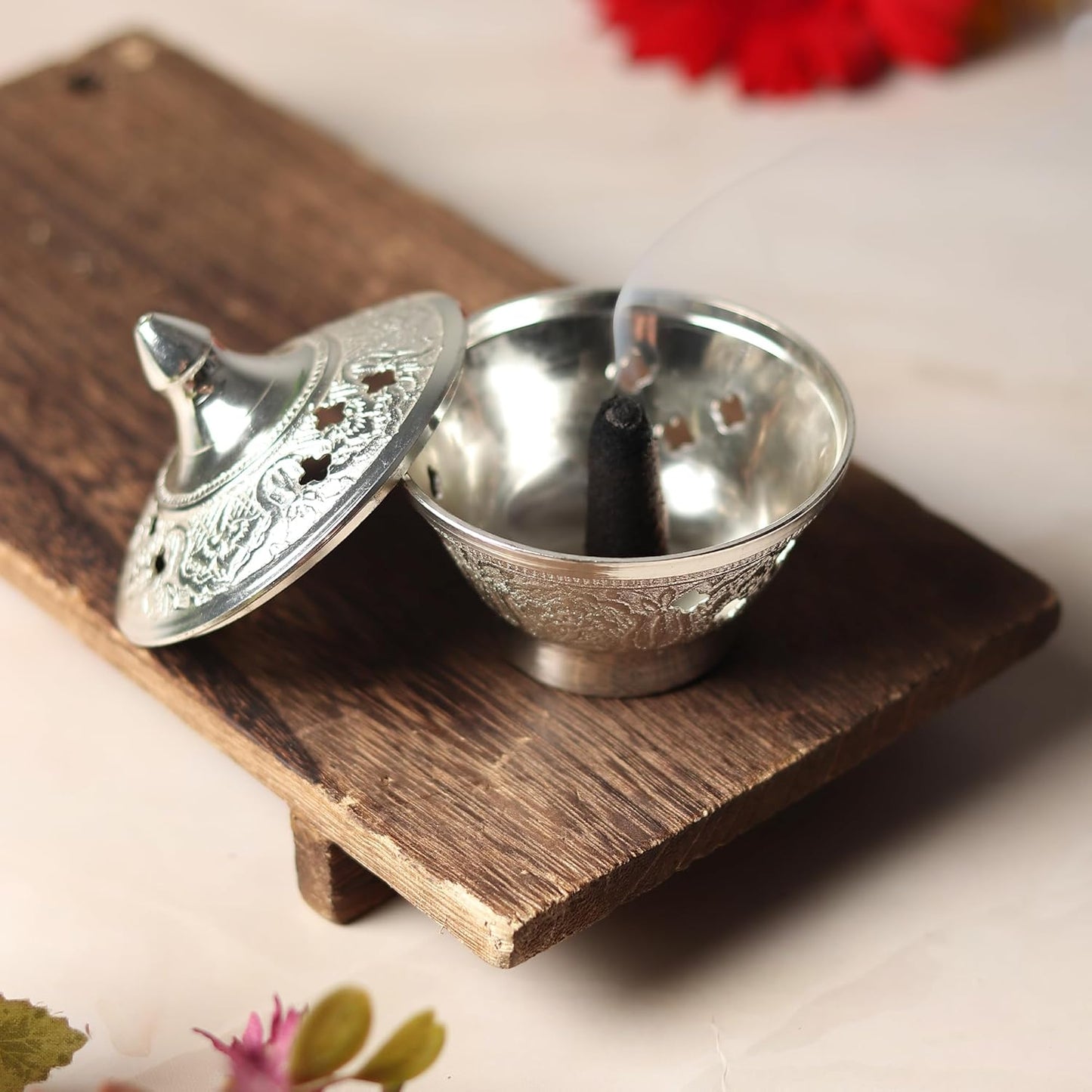 Indian Dhoop Daani (Divine Incense holder) - warehousetech13