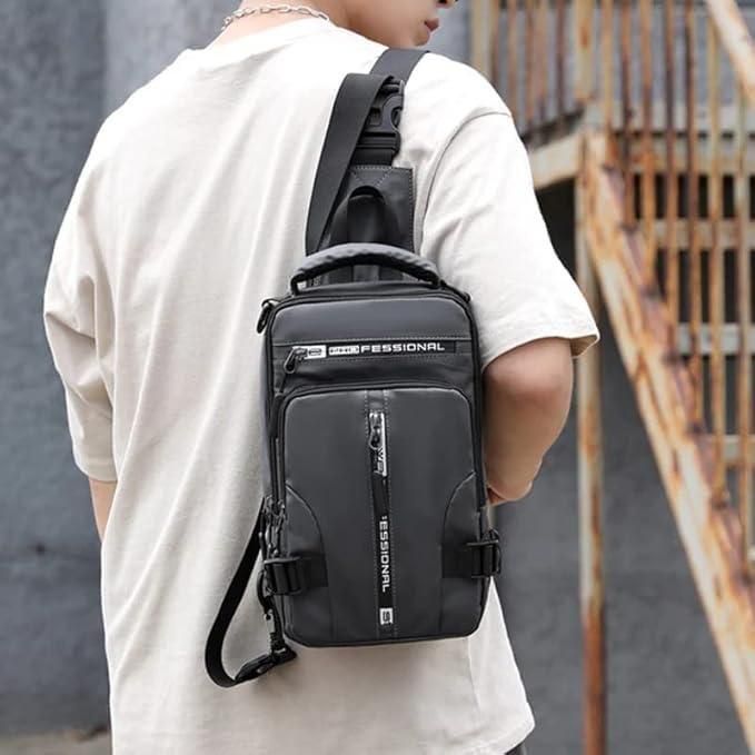 Sling Bag with USB Charging Port - warehousetech13