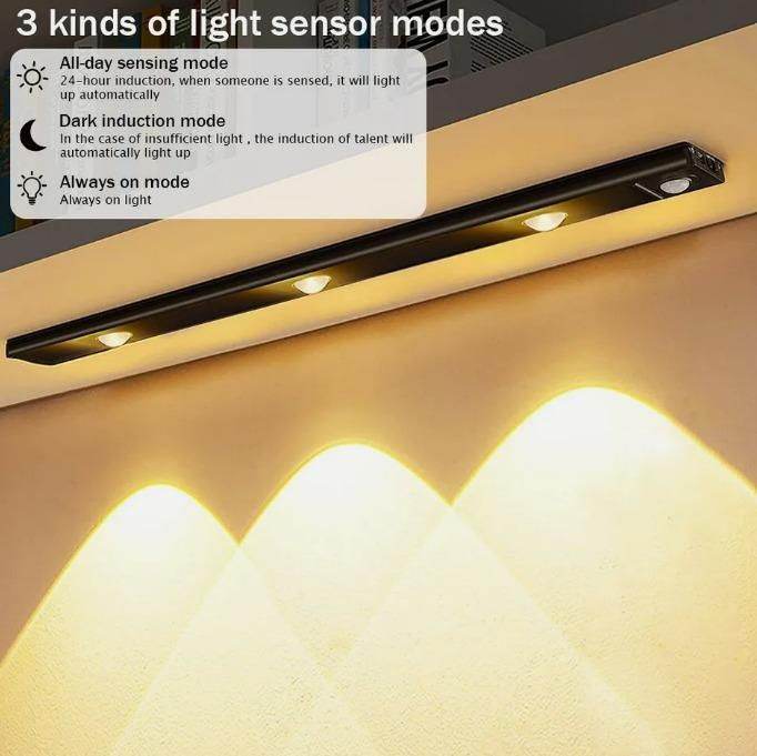 LED PIR Motion Sensor Cabinet With USB Rechargeble - warehousetech13