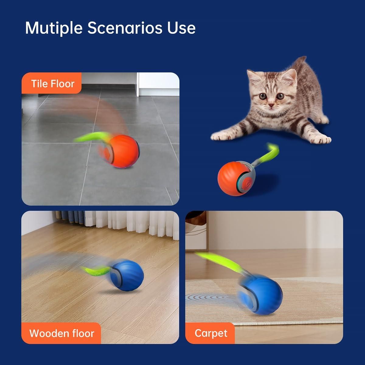 Rolling Ball Cat Toy - warehousetech13