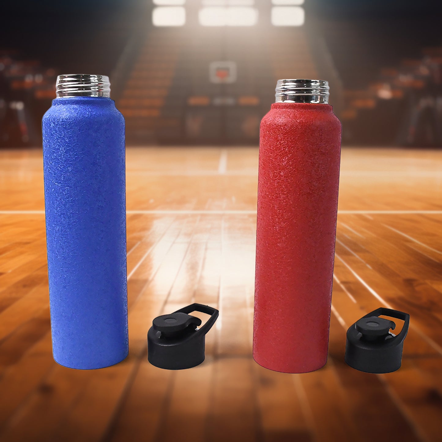 Stainless Steel Water Bottle Fridge Water Bottle (1000ml Mix Colour 1 Pc) - warehousetech13