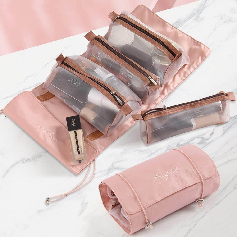 Solid 7 Cms Cosmetic Pouch(Pink) - warehousetech13