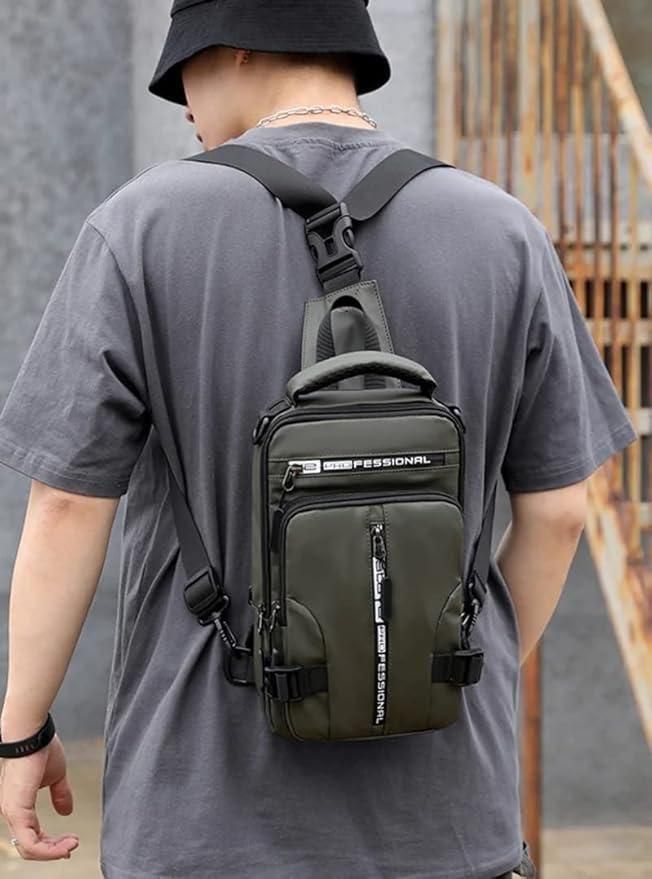 Sling Bag with USB Charging Port - warehousetech13
