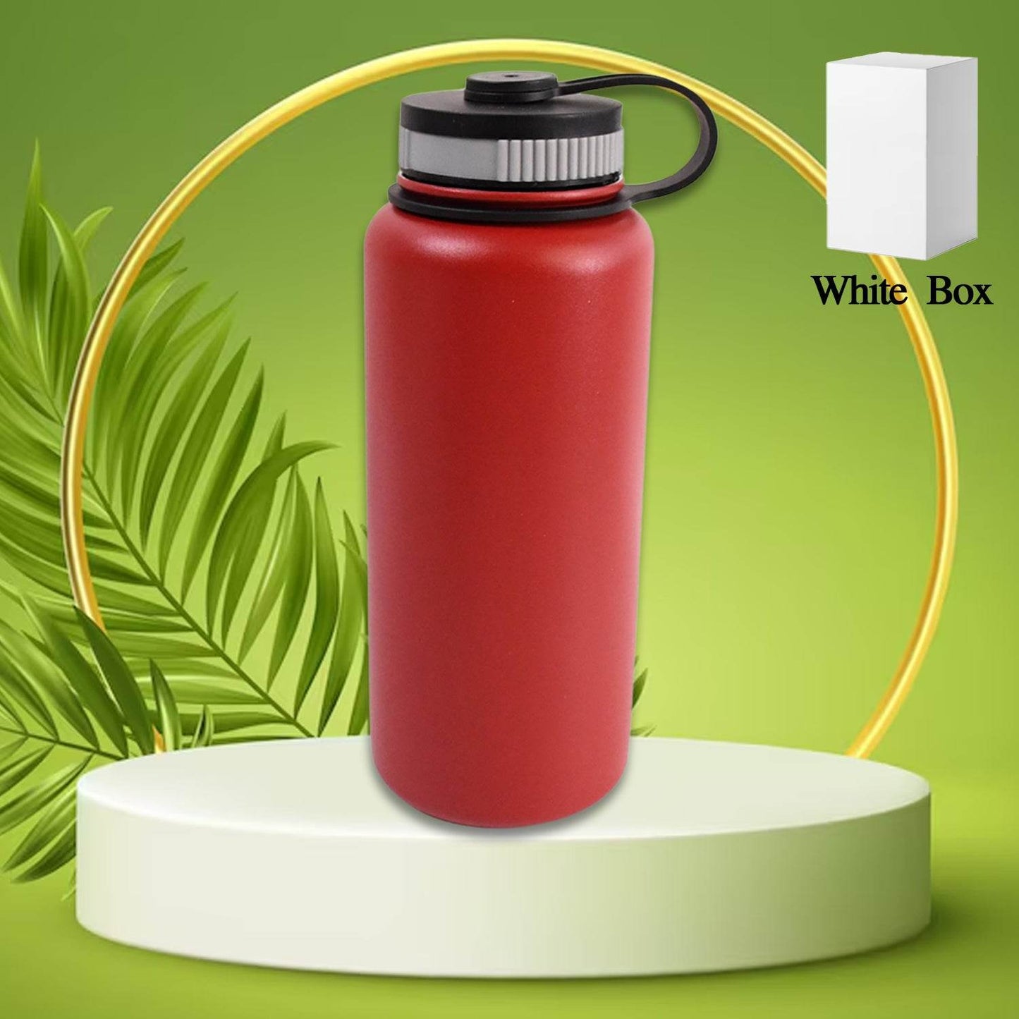 Stainless Steel Double Wall Vacuum-insulated Drink Water Bottle (1000 Ml Mix Color) - warehousetech13