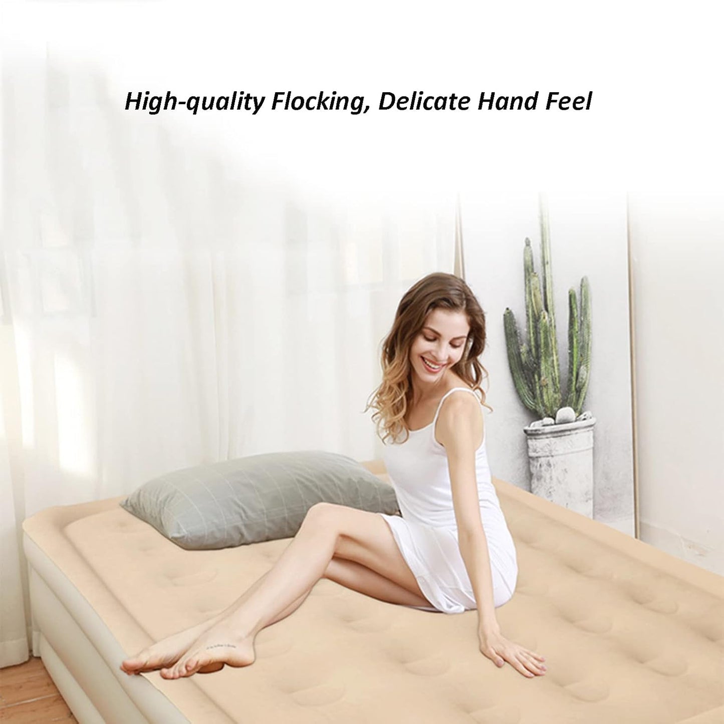 Portable Inflatable Bed Folding Lazy Bed (190x100x40 Cm 1 Pc) - warehousetech13