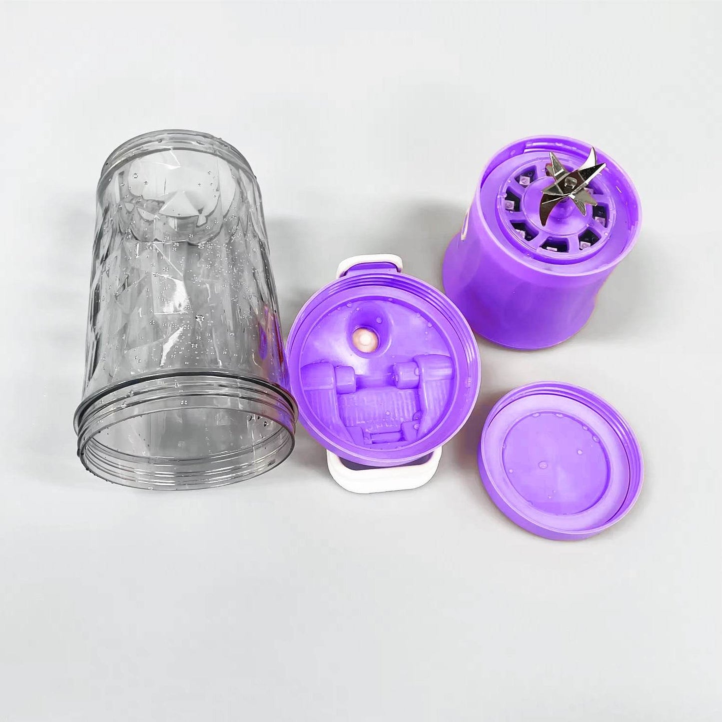 Eletric Crusher Juicer With Multicolor Light 8 Blades (600 Ml Multicolor) - warehousetech13