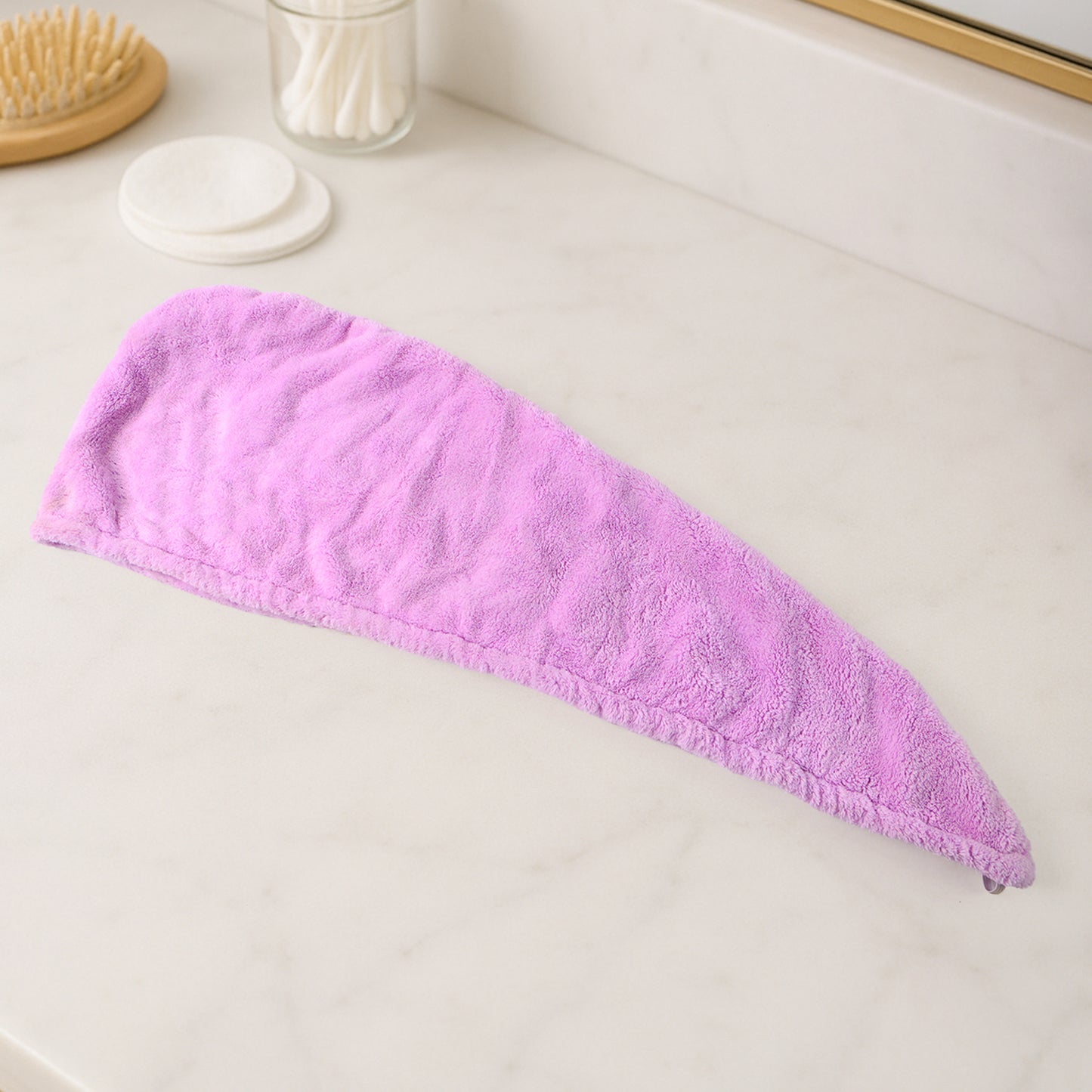 Quick Turban Hair-drying Absorbent Microfiber Towel dry Shower Caps - warehousetech13