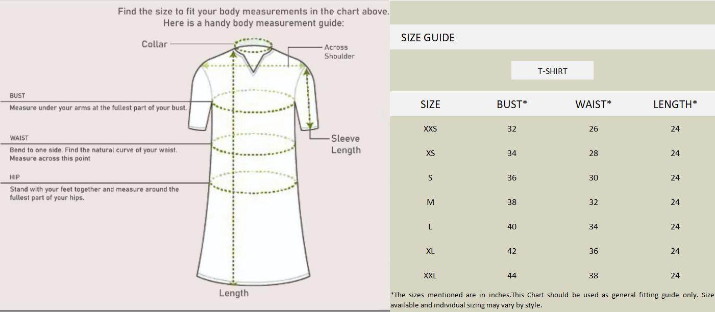Women's Pure Cotton Printed T-Shirt - warehousetech13