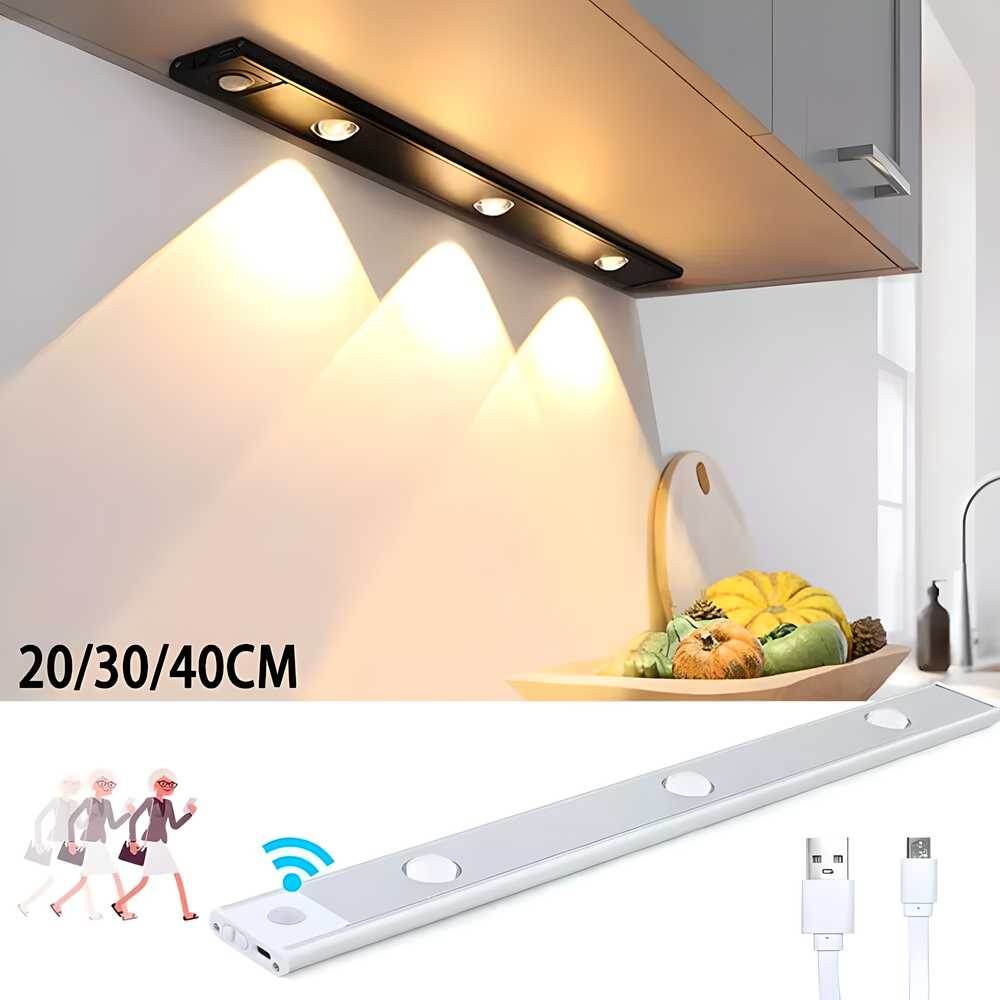 LED PIR Motion Sensor Cabinet With USB Rechargeble - warehousetech13