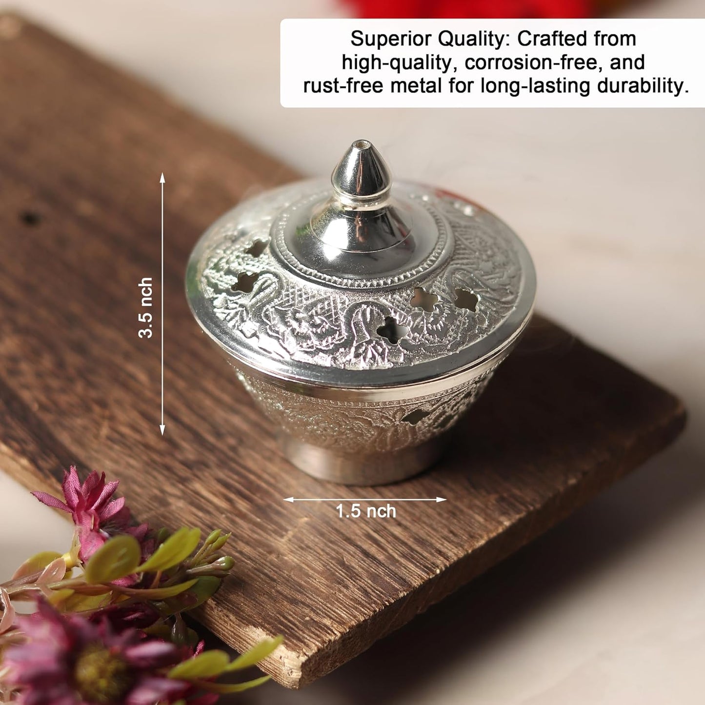 Indian Dhoop Daani (Divine Incense holder) - warehousetech13