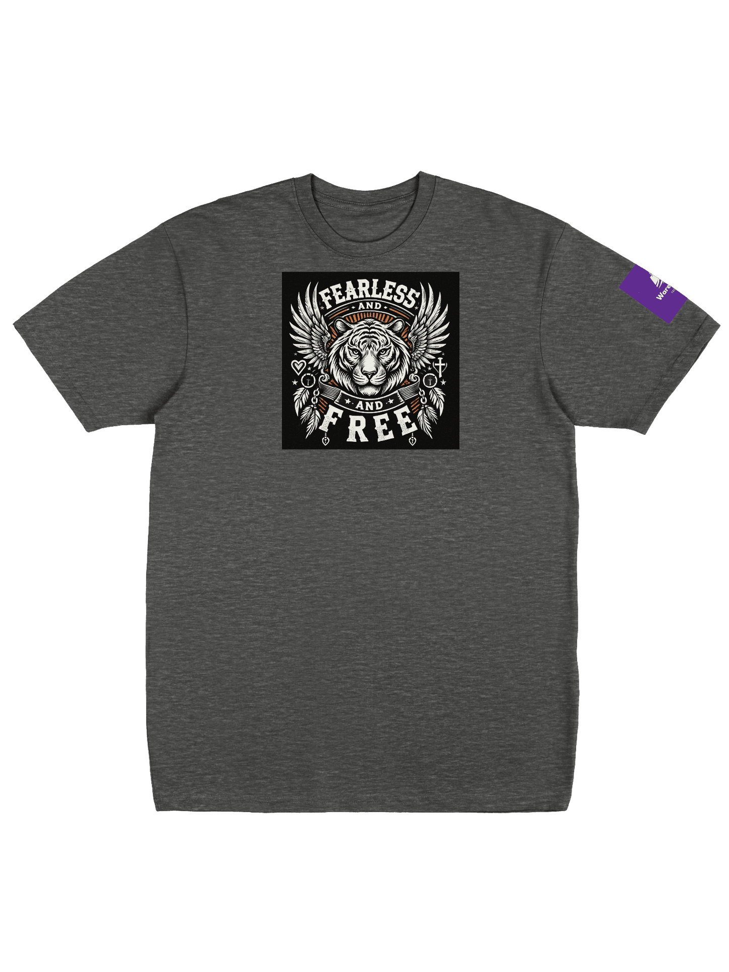 Fearless and Free Tiger Wings Tee - warehousetech13