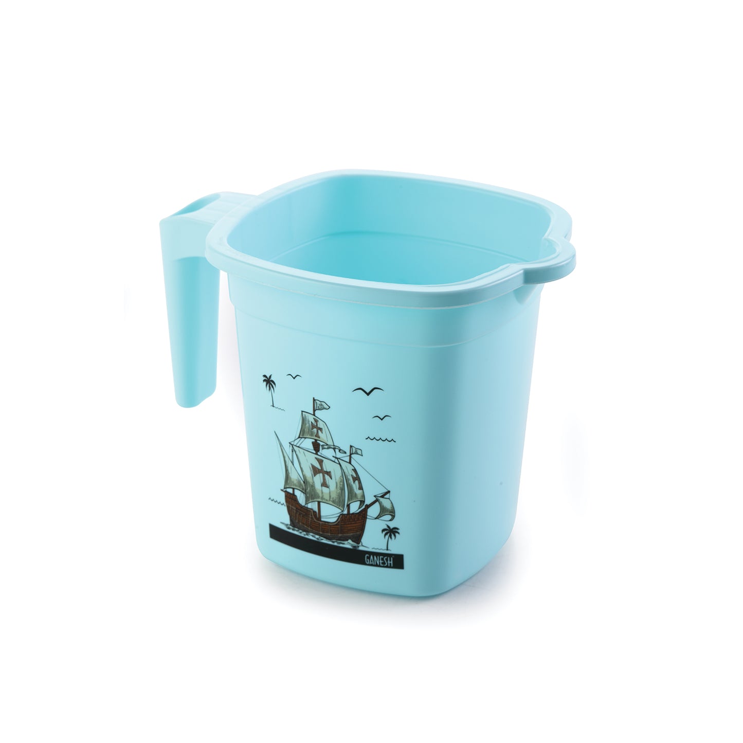 8701 Plastic Bathroom Accessories Set 6 Pcs Bath Set Bathroom Bucket With Dustbin Mug Stool Soap Casetub - warehousetech13