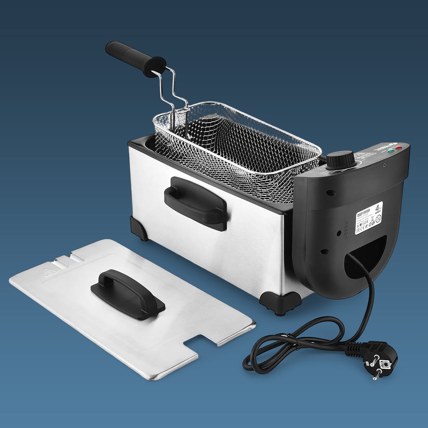Orbit Heavy Duty 2000w Deep Fryer With 3.5 Litre Oil Capacity - warehousetech13