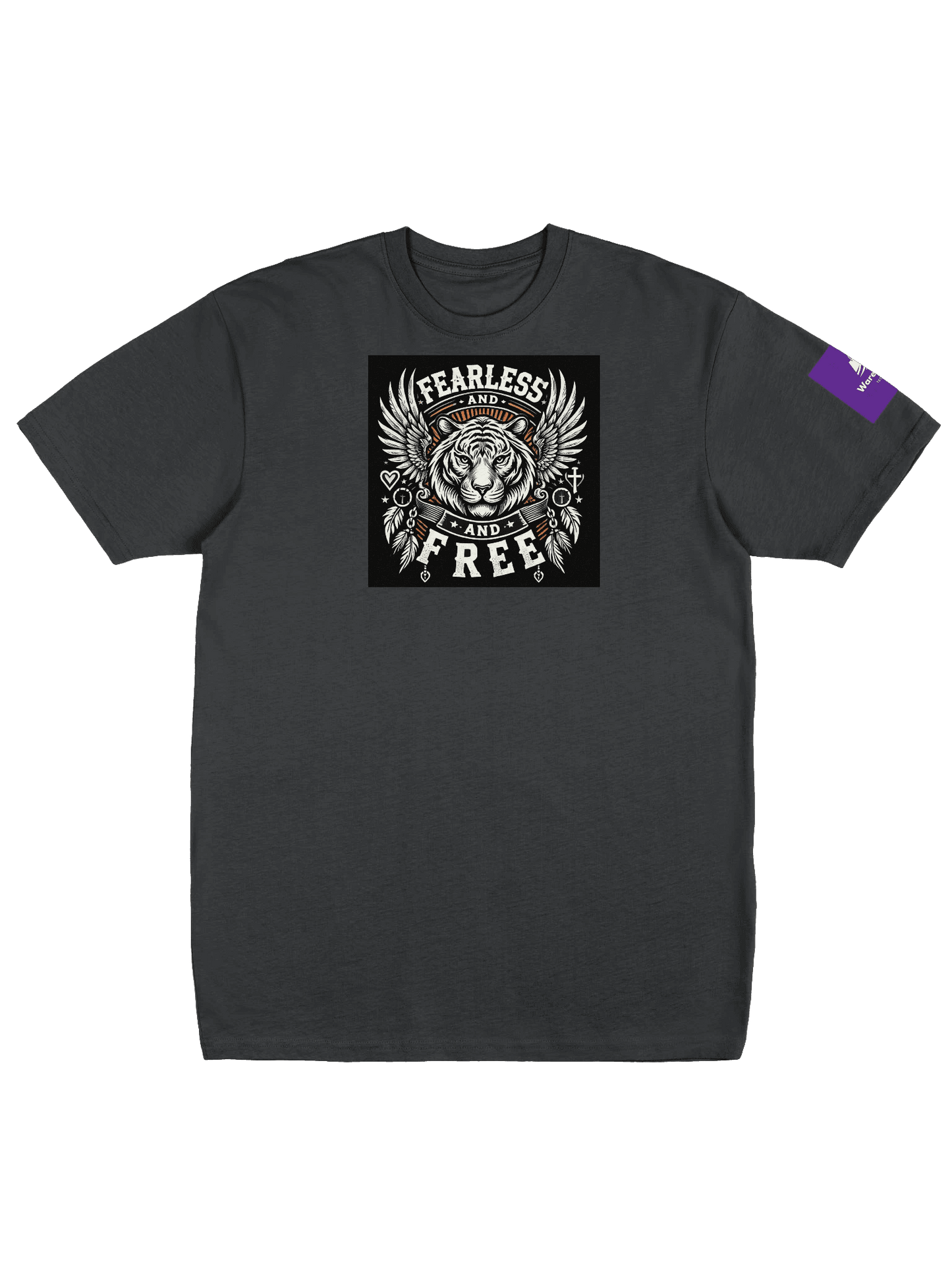 Fearless and Free Tiger Wings Tee - warehousetech13