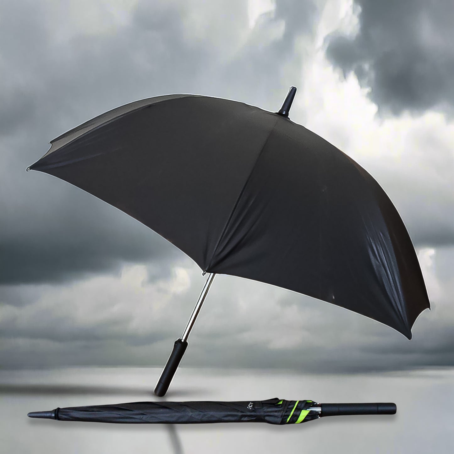 Sun Umbrella With Inside Fan Power Bank Umbrellas For Summer (1 Pc) - warehousetech13