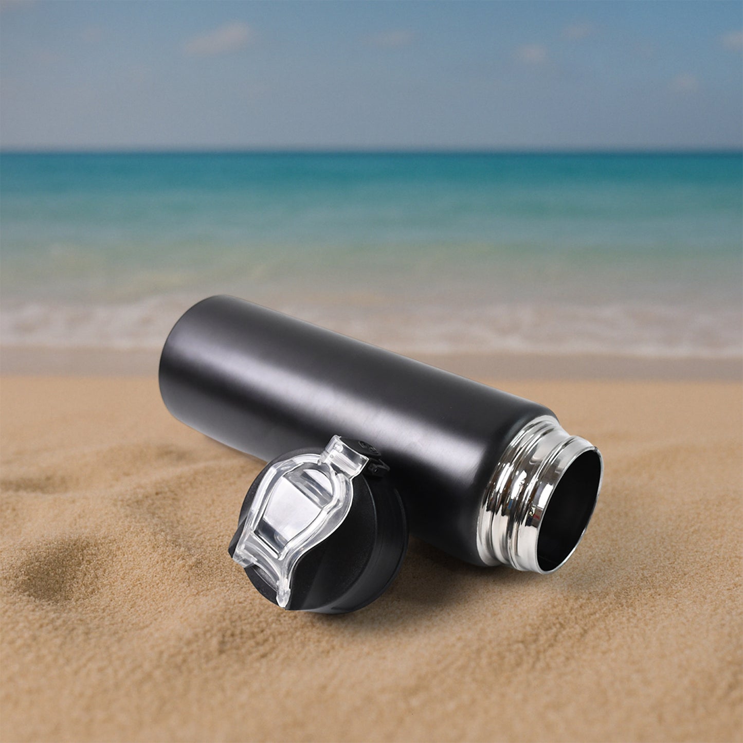 Stainless Steel Sports Water Bottle (Approx 500ml) - warehousetech13