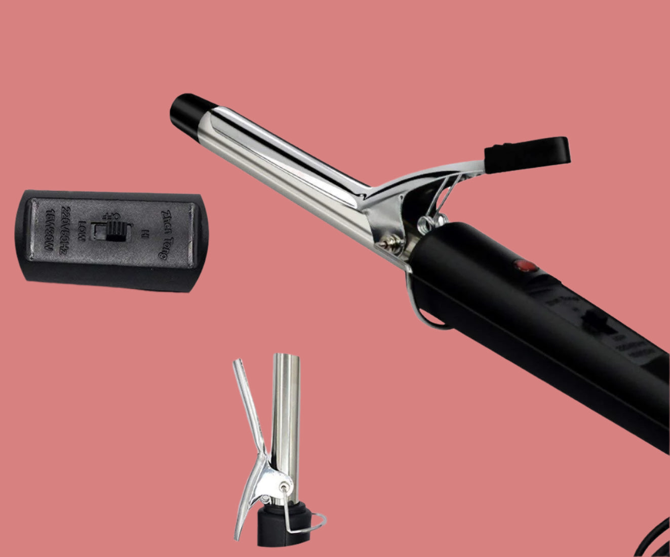 Hair Curling Iron Rod For Women (Black)