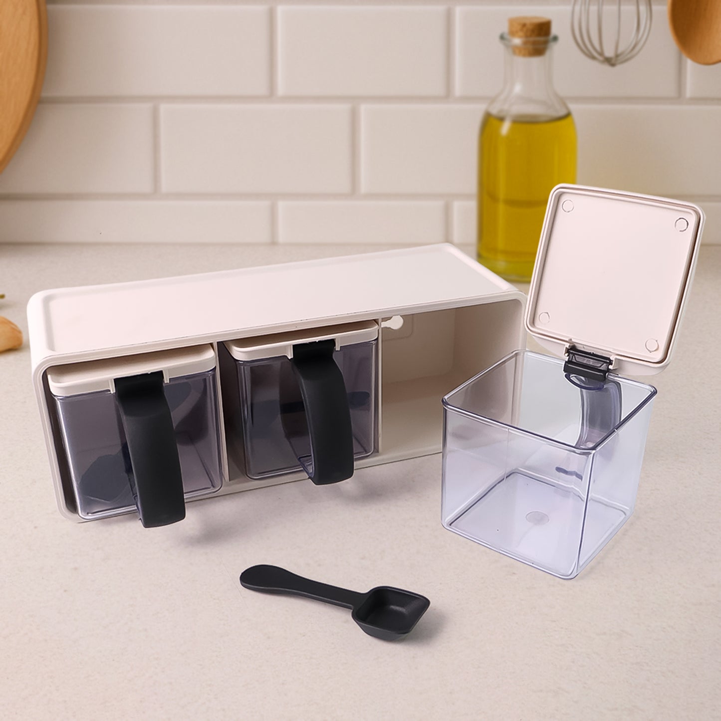 Grinss Modular Spice Storage Box Set (3 Pc) - warehousetech13