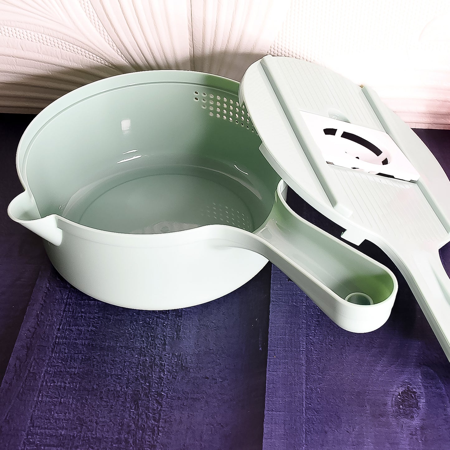 Vegetable Choppers With Drain Basket - warehousetech13
