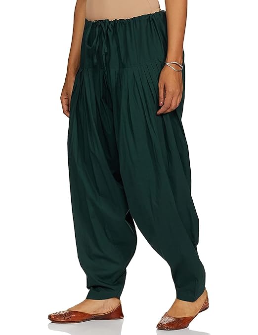 Woman Plain Cotton Patiala Salwar - warehousetech13
