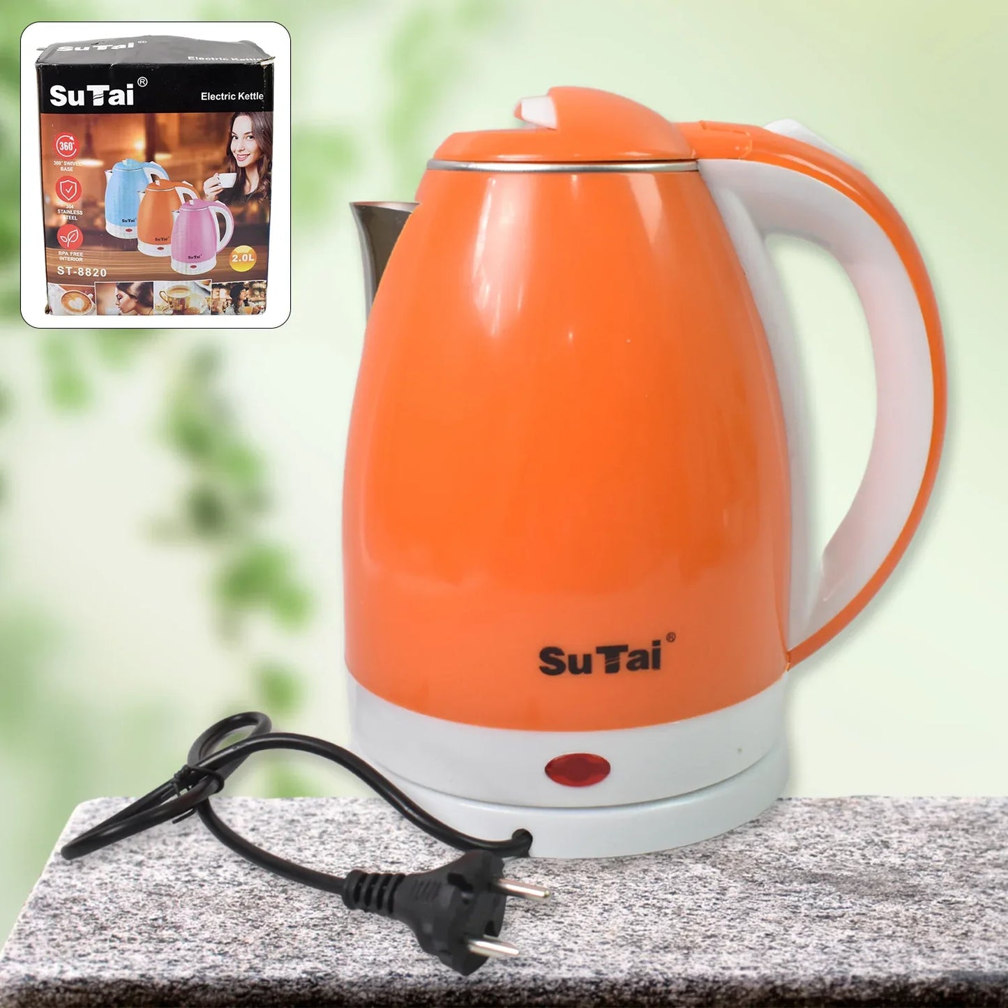 Electric Kettle Boil Dry Protection Auto-shut Off (1500-2000w 2 Ltr.) - warehousetech13