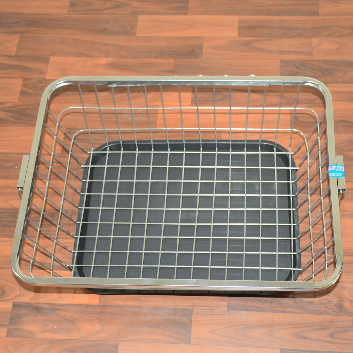 5853 Dish Drainer Rack With Drip Tray Stainless Steel Dish Drainer Rack With Drip Tray Utensil Drying Stand For Kitchen Plate Rack Bartan Basket For Kitchen Utensilsdish Drying Rack With Drainerbartan Basketplate Stand ( 57 X 45 X 19 Cm) - warehousetech13