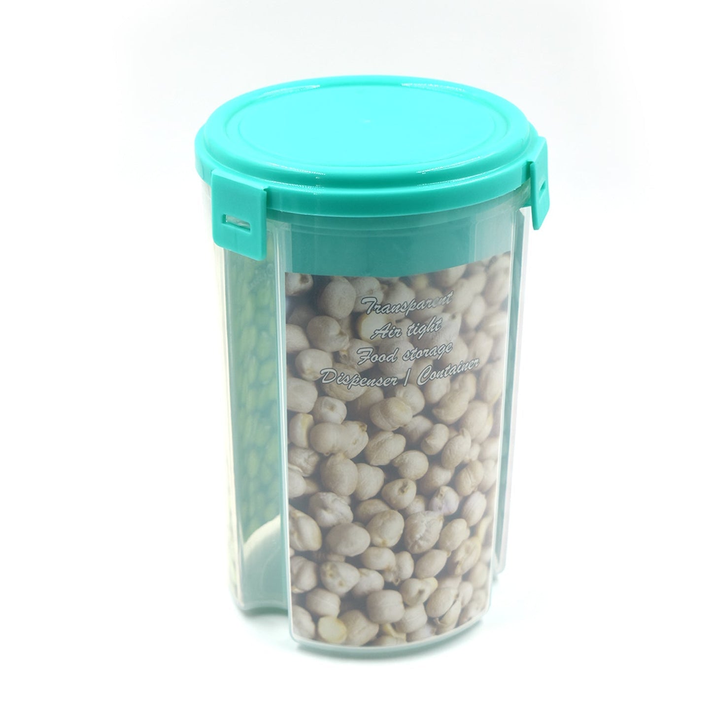 0618b 3 In 1 Transparent Air Tight Storage Dispenser Container (With Color Box) - warehousetech13