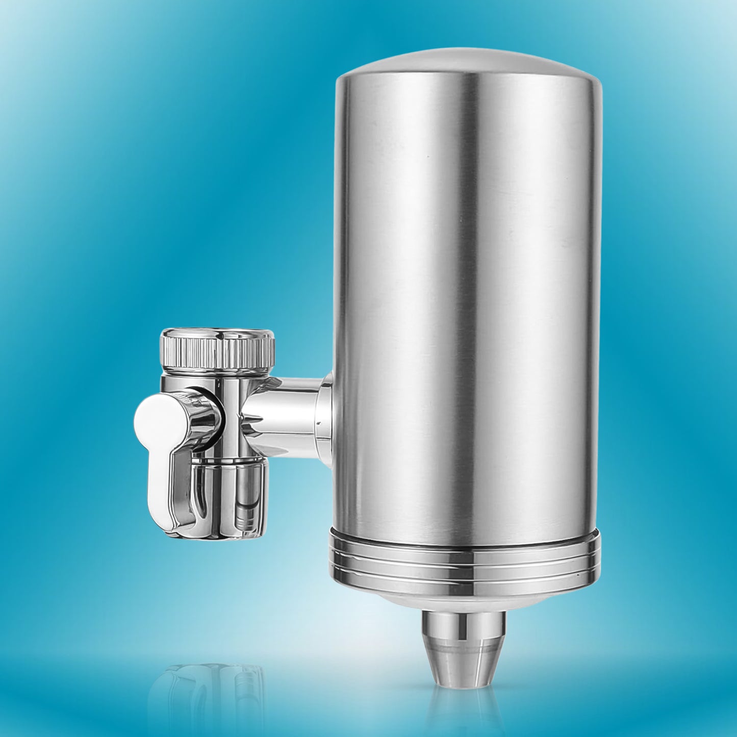 304 Stainless Steel Faucet Mount Water Filter Water Purifier (1 Set) - warehousetech13