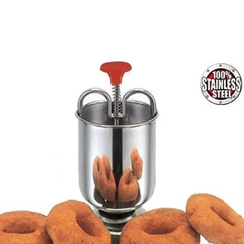 0145b Stainless Steel Medu Vada And Donut Maker For Perfectly Shaped And Crispy Vada Maker - warehousetech13