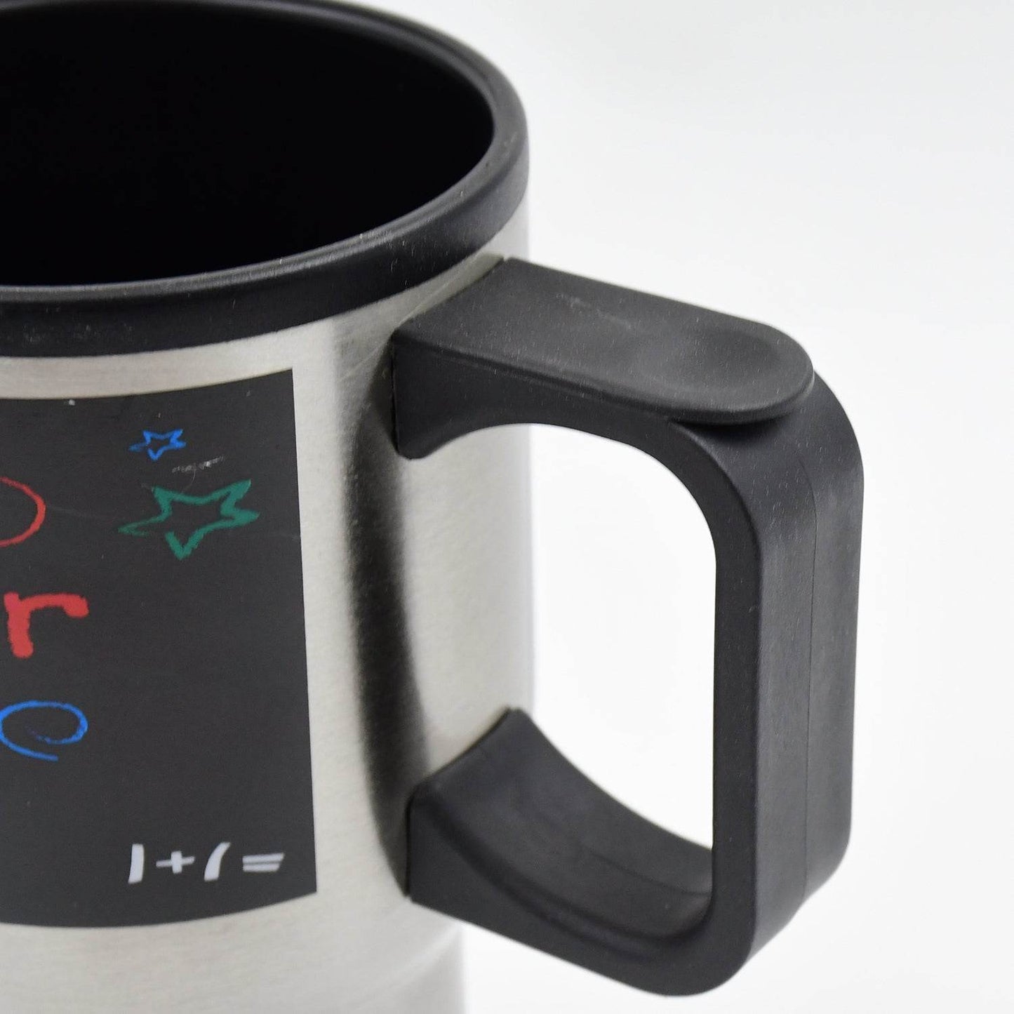 Stainless Steel Vacuum Glass Insulated Glass Coffee Cups Double Walled Travel Mug Car Coffee Mug (With Lid Handle) - warehousetech13