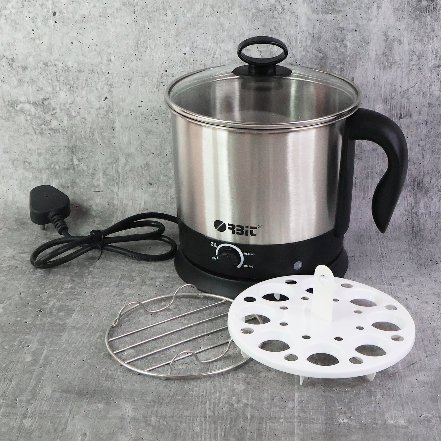 Orbit Electric Idli Cooker And Steamer - 650w - warehousetech13