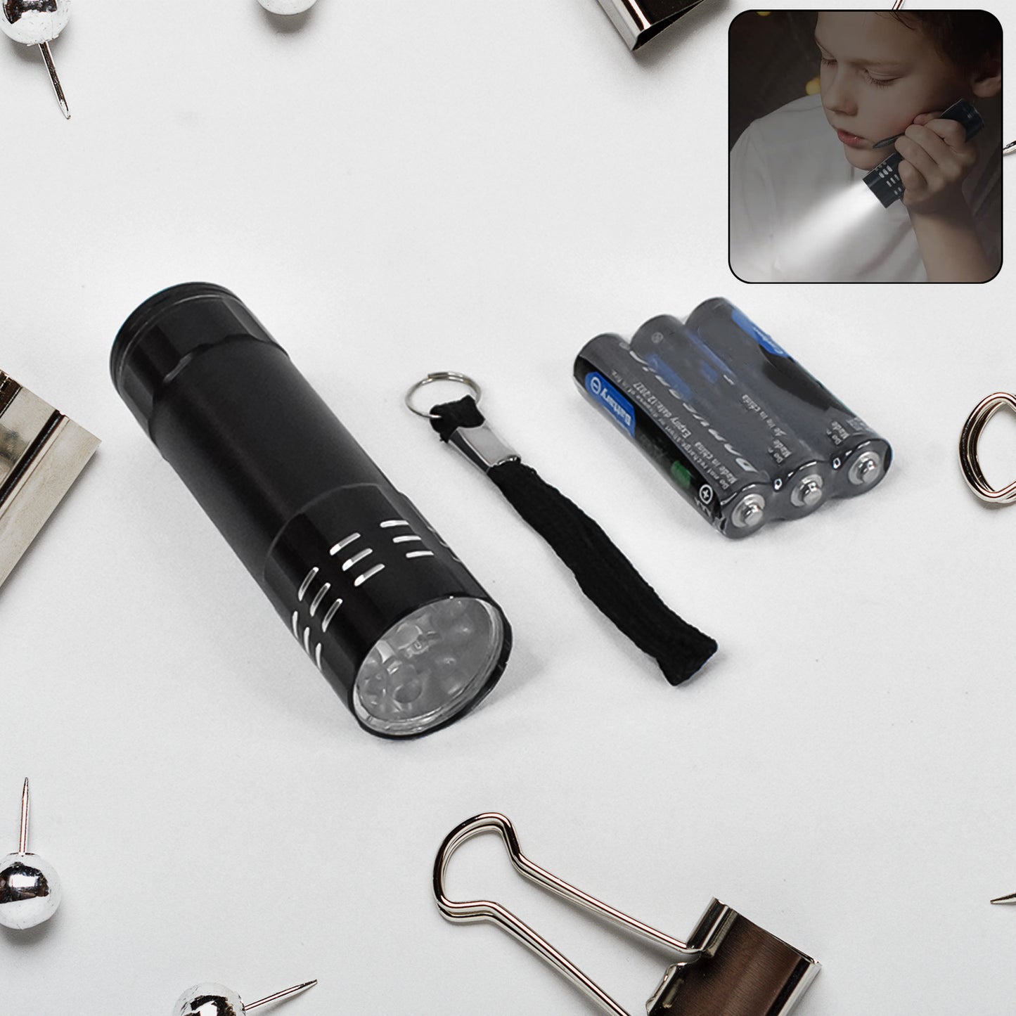 Portable Mini Torch Super-bright Mini 3aaa Battery Operated (Battery Included 1 Pc - warehousetech13
