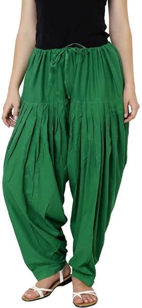 Woman Plain Cotton Patiala Salwar - warehousetech13