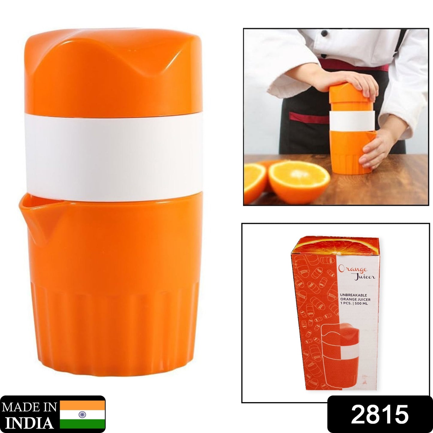 New Manual Handheld Citrus Orange Lemon Juicer Fruit Press Squeeze Extractor - warehousetech13
